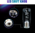 1 Pack Car Shift Knob, LED Luminous Crystal Gear Shifter with Colorful Lights, Automobile Interior Supplies, Universal for Most Cars, Trucks and V...