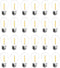 Jslinter S14 5000K Daylight Outdoor String Lights Bulbs Replacement, Shatterproof & Waterproof, 1 Watt LED 11W Equivalent, E26 Base Non-dimmable, ...