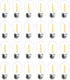 Jslinter S14 5000K Daylight Outdoor String Lights Bulbs Replacement, Shatterproof & Waterproof, 1 Watt LED 11W Equivalent, E26 Base Non-dimmable, ...