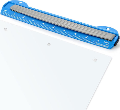 Eagle 3 Hole Punch, Portable Ring Binder 3 Hole Punch, Paper Puncher with Integrated Ruler, 5 Sheets Capacity, for Ring Binders, Office and School...
