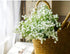 Olrla White Babys Breath Artificial Flowers Bulk, 10 Pcs Long Stem Fake Gypsophila for Wedding Bouquets Floral Arrangement Home Office Table Decor...