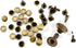 CRAFTMEMORE 200 Pack Leather Rivets Single Cap Rapid Rivet Metal Stud Fasteners Round Cap for Bag Belt Wallet Leather Craft (Antique Brass, 6MM)...