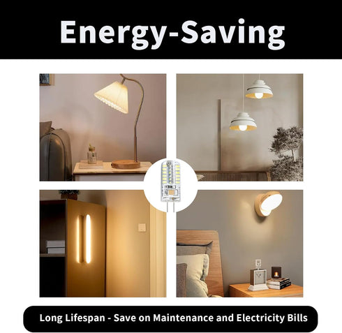 5pcs G4 LED Bulb12V 4W AC/DC Landscape Light Bulbs Bi-Pin Base Light Bulbs Led Landscape Light Bulbs G4 Bulb LED Lighting Equiavlent to 20W-30W T3...