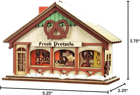 Peppermint Twist Pretzel Shop Ornaments for Christmas Tree...