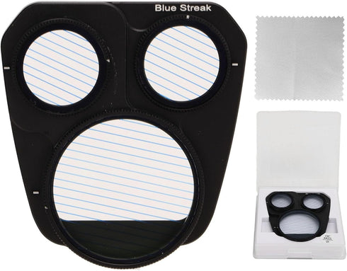 Streak Filter,Drone Blue Anamorphic Effect Filter Aluminum Double Sided Waterproof Special Effects Lens Filter for Mavic 3 PRO...