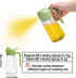 Oil Sprayer for Cooking 16oz, 2 in 1 Olive Oil Dispenser and Oil Sprayer - 470ml Olive Bottle Spray and Pour - Olive Glass Oil Dispenser for Kitch...