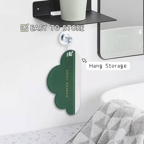 2 Pack Silicone Squeegees with Water Blades Wiper Board Compact Cleaner for Home Kitchen Countertop Car Window Bathroom Mirror,Green White...