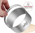 Biscuit Cutter Set, 5 Pieces Round Cookies Cutters with Handle, 18/8 Stainless Steel Graduated Circle Pastry and Dough Cutters...