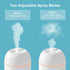 Portable Small Humidifier, USB Personal Desktop Humidifier for Car, Office Room, Bedroom, Auto Shut-Off, 2 Mist Modes, Super Quiet(220ml, White)...