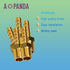 AOPANDA Brass Hose Barb Fitting, 3/8" Hose Barb to 3/8" NPT Male Air Hose Barb Fittings, Barbed Air Hose Repair Fitting Adapter Kit, 5 Pcs Hose Cl...