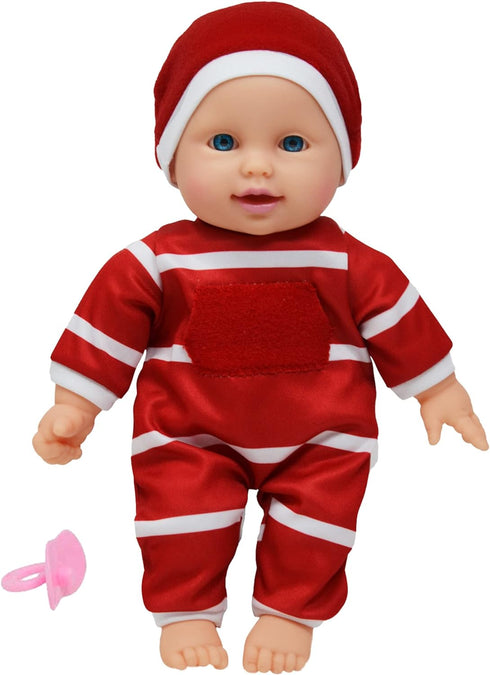 The New York Doll Collection 11 inch Soft Body Baby Doll in Gift Box - 11" Baby Doll Toy for Kids, Boys, Girls and Toddlers - Baby Doll Pacifier A...