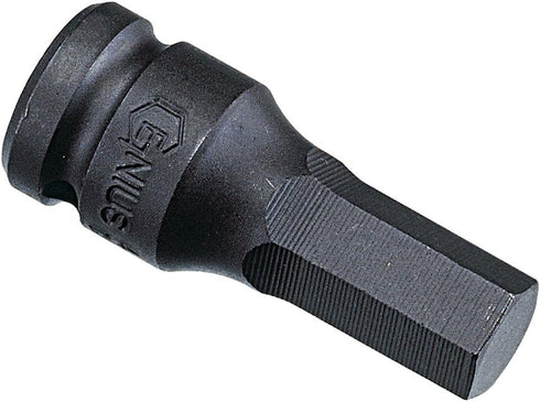 Genius Tools 1/2" Dr. 5mm Hex Impact Bit Socket, 76mmL (CR-Mo) - 447605...