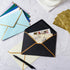 30 Pack Thick 5x7 Envelopes with Gold Border, A7 Thick Paper Greeting Cards Envelopes with Stickers for Invitation (Light Purple, 7.24x5.24 inches...