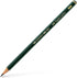 Faber-Castell CASTELL 9000 - wooden pencils (HB, Black, Triangular)...