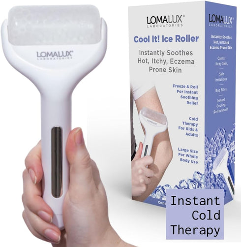 Cool IT! ICE Roller - Whole Body Cold Therapy Temporarily Relieves Skin Itch, Skin Irritation, Eczema, Skin Rashes, Minor Burns, Sunburn...
