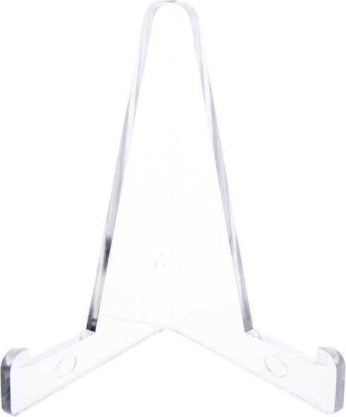 Plymor Clear Acrylic Display Easel, 3.375" H x 3.125" W x 1.875" D (3 Pack)...