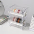 2 Pack Washi Tape Dispenser Cutter Transparent Acrylic Visible Roll Tape Holder Storage Desktop Office Tape Dispensers...