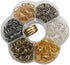 Chenkou Craft 1 Box 6 Colors 1200pcs Open Jump Ring & Ring Jewelry Keychain Making with 1 pc Jump Ring Open/Close Tool and 1 pc Clear Box (8mm)...