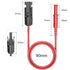 Goupchn Safety Banana Plugs to Solar Connectors Silicone Test Leads 2PCS Red Black 3.3ft Solar Test Cables Wires 1000V/20A for Photovoltaic Solar ...