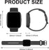 Smart Watch Bulit in Alexa 1.83" Smartwatch for Men Women IP68 Waterproof, 100+ Sport Modes Fitness Activity Tracker, Support swimming Heart Rate ...