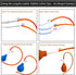 HealthAndYoga™ Enema Rubber Colon Tube – Open End (20” x 34 FR) - Replaceable Compatible Enema Kit Supplies- Comfortable, Deeper & Higher Gut Clea...