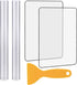 5 Pieces Polymer Clay DIY Tool, Marrywindix Acrylic Clay Roller with Acrylic Sheet Backing Board Plastic Scraper Assisted Shovel Rubber Clay Tools...