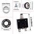 smseace 20Amp Electric Button Breaker 125/250VAC,Thermal Overload Protector L1 Series with Quick Connect Terminals and Waterproof Button Cap L1-ls...