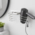 hicorfe Hair Dryer Holder 3 in 1 Hair Tool Organizer,Blow Dryer Holder Wall Mounted,Bathroom Bedroom Hair Care Styling for Flat Iron,Curling Iron,...