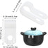 15 PACK Dutch Oven Lid Protector Clips, Replacement Plastic Pan Clips for Stacking Cookware Protectors, Plastic Bumpers for Display and Storage, a...