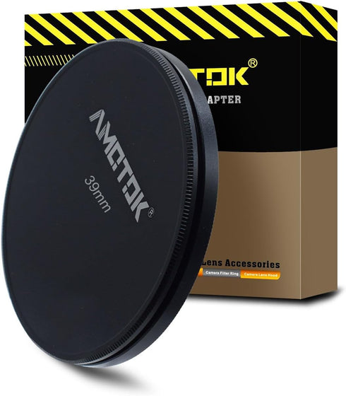 39mm Metal Lens Filter Caps,Compatible All 39mm Camera Lens FiltersFilter Accessory(UV,CPL,ND,Threaded Lens),Ultra Precision CNC Machine Tools Pro...