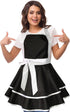 Violet Mist Retro Aprons for Women Cute 50s Vintage Black Lady apron Cake Cooking Sexy Lacy White French Maid Funny Apron Halloween Christmas Apro...