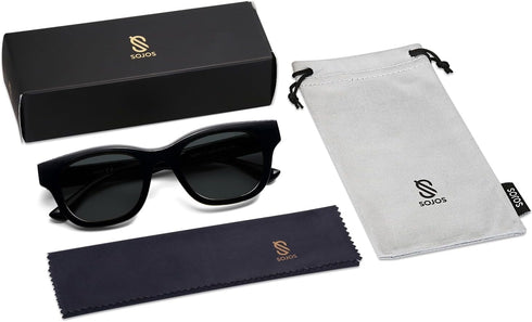 SOJOS Polarized Sunglasses womens men Trendy Small Designer Shades SJ2289...