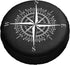 14 Inch Spare Tire Cover Weatherproof Sun Protection Wheel Tire Cover Universal Fit Trailers RV SUV Truck Camper Travel Compass...