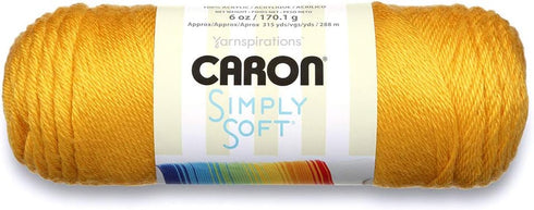 Caron Simply Soft Yarn, Gold...