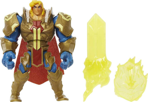 Masters of the Universe and He-Man He-Man Action Figure in Grayskull Armor with Power Attack Move & 2 Accessories Inspired by MOTU Netflix Animate...