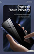 Anti-spy Screen iPhone12Promax case?Lock + Magnetic adsorption Anti-Peeping Metal Frame 360 Full Body Protective Cover Double-Sided Glass Lens Pro...
