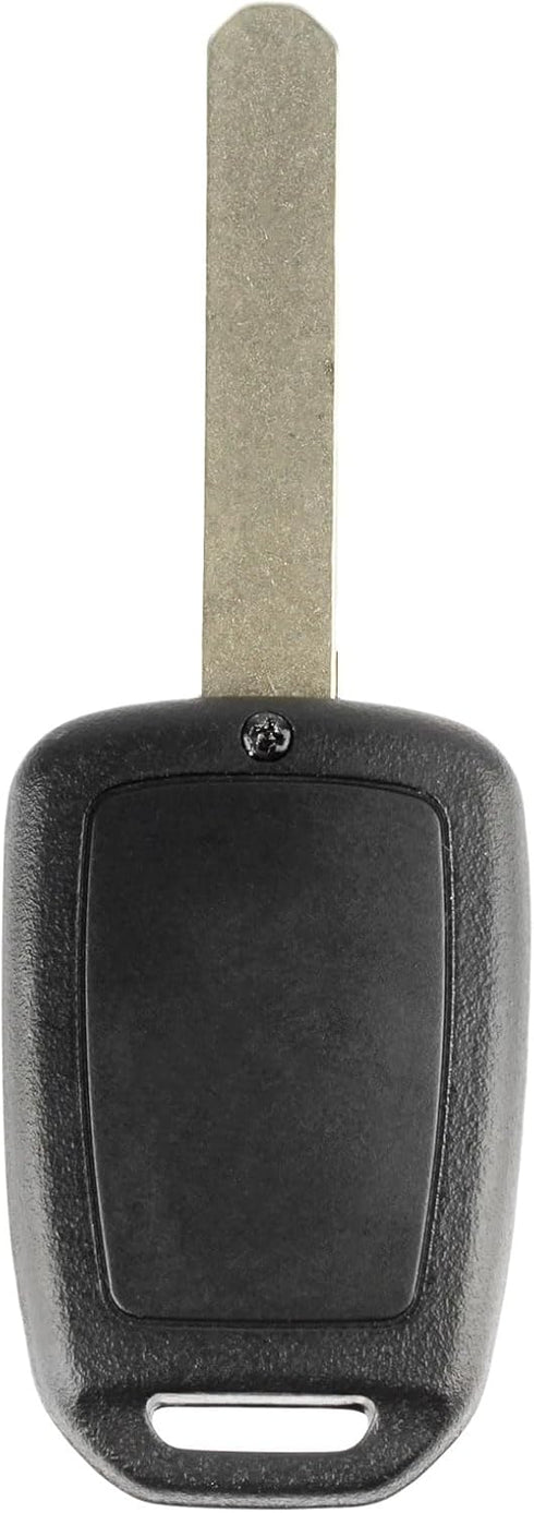 KeylessOption Keyless Entry Remote Fob Uncut Ignition Car Key for 2014-2015 Honda Civic, CR-V 2013-2016 Honda Accord MLBHLIK6-1T...