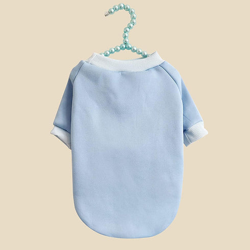 Cat sweaters Shirts for Cats - Hairless Cat Cotton Tshirts Pet Clothes - Pullover Kitten T-Shirts with Sleeves - Cats & Small Dogs Apparel (Blue, ...