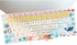 Keyboard Cover for Microsoft Surface Laptop 2017/Laptop 2 2018, Surface Book 2 13.5" and 15", Silicone Skin Protector with Floral & Big Letter Des...