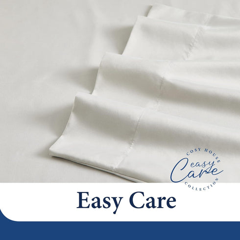 Cosy House Collection Luxury Cooling Rayon Derived from Bamboo Blend Ultra Soft Pillow Cases - Cooling & Breathable - Set of 2 Pillowcases with En...