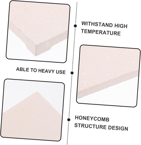 EXCEART Refractory Brick Honeycomb Jewelry Gold Welding Plate Ceramics Plaster...