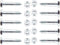 fits 303160355 Shear pins and Nuts for Ariens AM123342 53200500 51001500 510015 03204300 Snowthrowers Bolt Kits?10pack?...