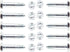 fits 303160355 Shear pins and Nuts for Ariens AM123342 53200500 51001500 510015 03204300 Snowthrowers Bolt Kits?10pack?...
