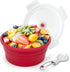 1200ml Large Camping Bowl with Foldable Spoon, Collapsible Bowl With Lid, Silicone Bento Box Container, For Travel Camping Meal Prep & Food Storag...