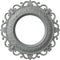 Ekena Millwork CM13OR Orrington Ceiling Medallion, 13 1/4"OD x 6 5/8"ID x 1 1/8"P, Factory Primed...