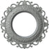 Ekena Millwork CM13OR Orrington Ceiling Medallion, 13 1/4"OD x 6 5/8"ID x 1 1/8"P, Factory Primed...