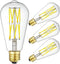 Leools Dimmable Edison LED Bulb 10W,Equivalent 100Watt, Antique Style ST64 LED Filament Bulbs,Neutral White 4000K, 1200LM, E26 Base Lamp for Resta...