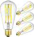 Leools Dimmable Edison LED Bulb 10W,Equivalent 100Watt, Antique Style ST64 LED Filament Bulbs,Neutral White 4000K, 1200LM, E26 Base Lamp for Resta...