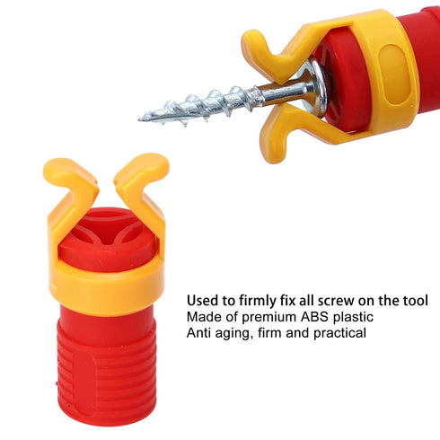 CHICIRIS WERA Screw Holder, ABS Screw Holder, Screw Fixing Sleeve, 10PCS Screw Holders Clamp ABS Universal Anti Aging Screw Fixing Sleeve for Rive...