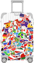 Vinyl National Flag Map Stickers Pack 50 Pcs Country Flag Decals for Laptop Car Suitcase Water Bottle Helmet Truck...